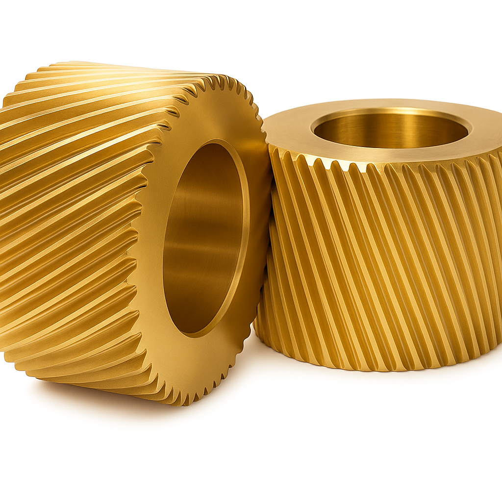 Engrenagem motriz de alta precisão para impressora flexográfica, projetada para garantir transmissão estável e durabilidade no processo de impressão.