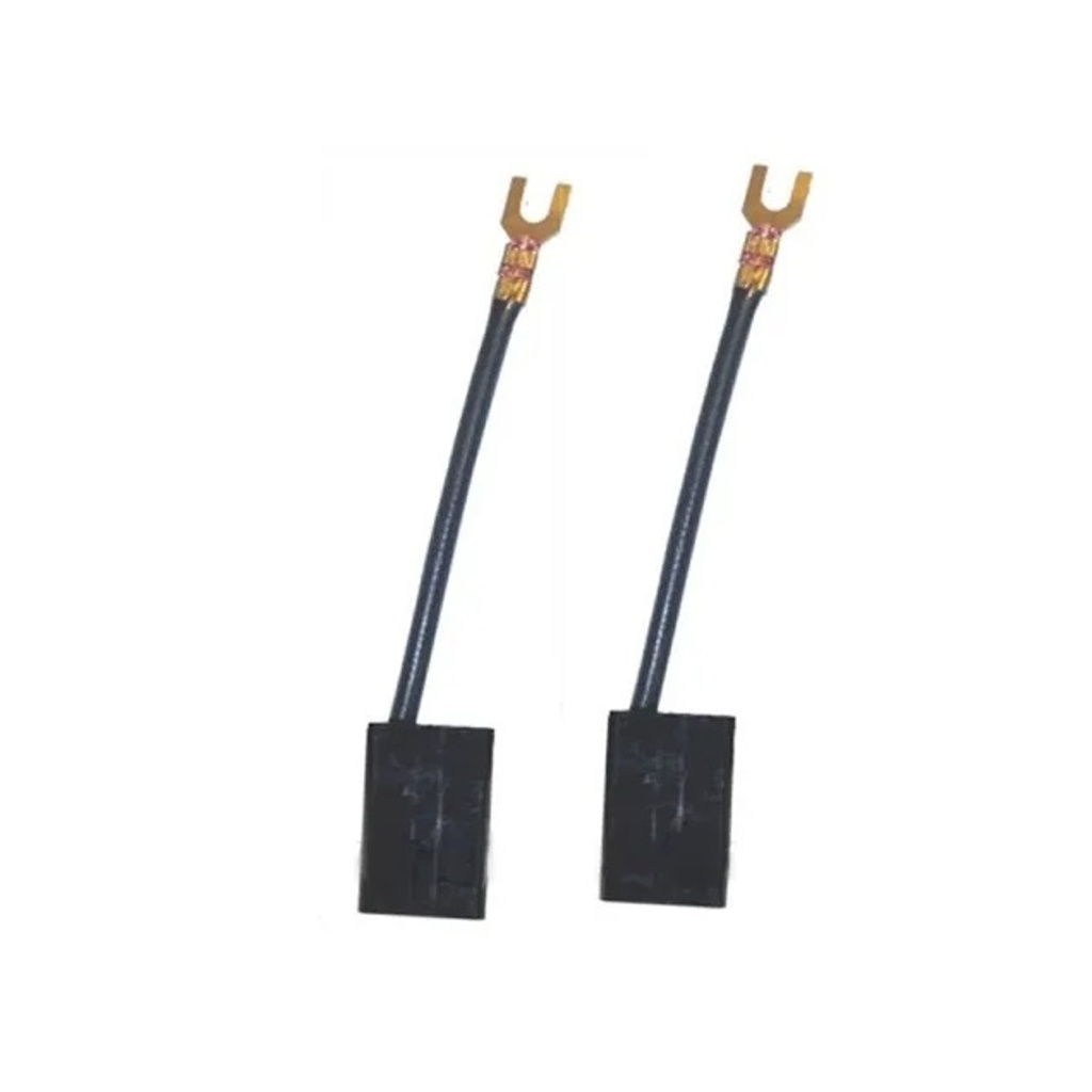 Escova de carvão de alta durabilidade para máquina de corte e vinco, essencial para garantir bom contato elétrico e desempenho contínuo.