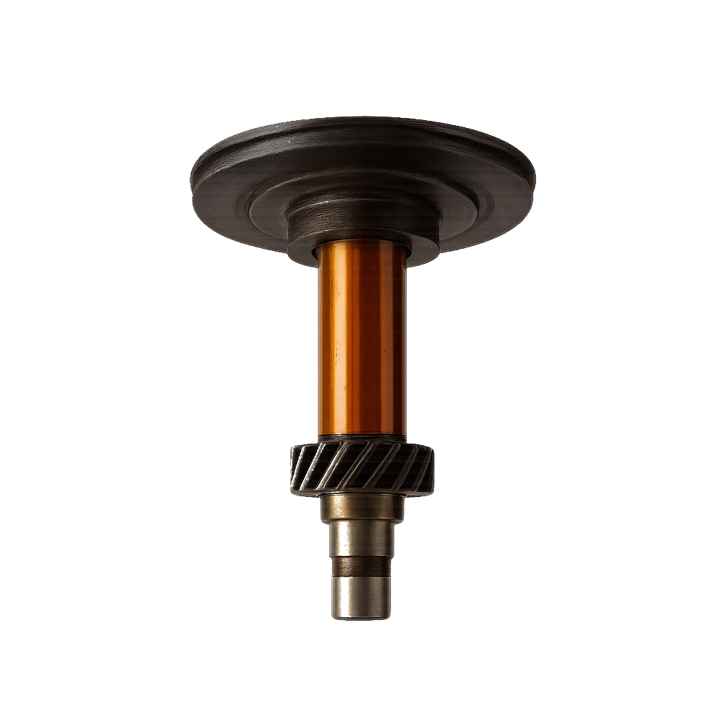 Eixo de fixação em aço reforçado para máquina de corte e vinco, projetado para oferecer estabilidade, precisão e longa durabilidade.